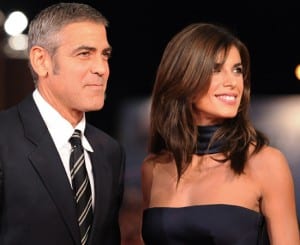 Elisabetta Canalis insieme a George Clooney