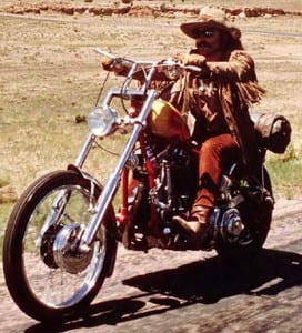 Dennis Hopper in "Easy Rider"