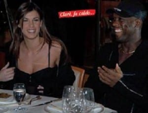 Elisabetta Canalis e Clarence Seedorf nella foto di Novella 2000