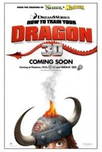 Locandina di "How to train your Dragon" (white)