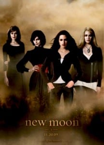 Locandina di New Moon con le donne vampiro