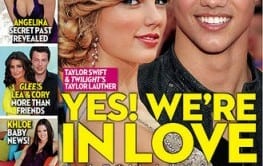 taylor lautner taylor swift cover ok magazine