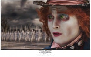 Alice in Wonderland Il Cappellaio Matto Film Frame Esclusiva Screenweek mid