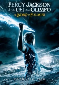 Locandina italiana di "Percy Jackson e gli dei dell'Olimpo: il ladro di fulmini"