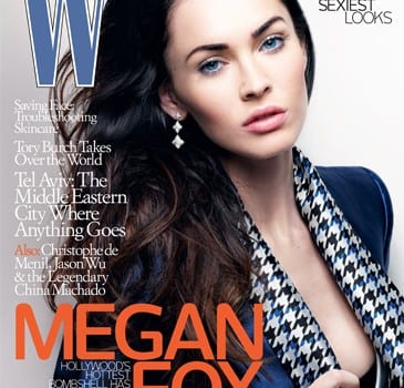 Megan Fox sulla copertina di "W"
