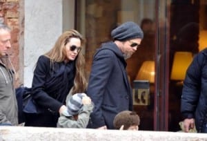 Angelina Jolie e Brad Pitt a Venezia