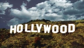 La famosa scritta "Hollywood"