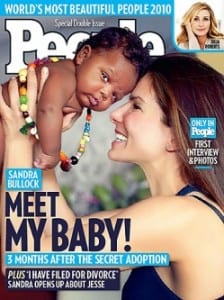 La cover di People con Sandra Bullock