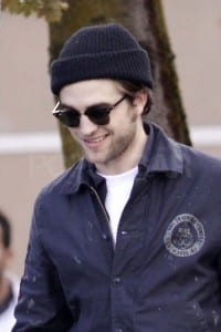 Robert pattinson sul set di eclipse a vancouver