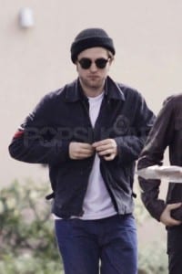 Robert pattinson sul set di eclipse a vancouver
