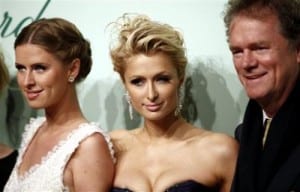 Nicky Hilton, Paris Hilton and Rick Hilton