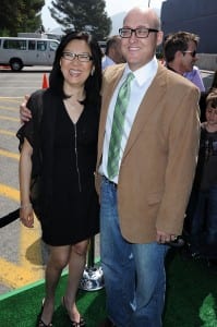 Arrives at the premiere of DreamWorks Animation's "Shrek Forever After" at Gibson Amphitheatre on May 16, 2010 in Universal City, California.
