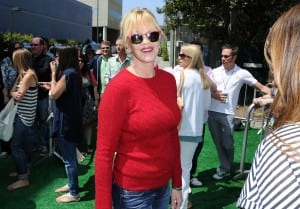 Arrives at the premiere of DreamWorks Animation's "Shrek Forever After" at Gibson Amphitheatre on May 16, 2010 in Universal City, California.