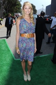 Arrives at the premiere of DreamWorks Animation's "Shrek Forever After" at Gibson Amphitheatre on May 16, 2010 in Universal City, California.
