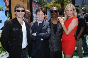 Arrives at the premiere of DreamWorks Animation's "Shrek Forever After" at Gibson Amphitheatre on May 16, 2010 in Universal City, California.