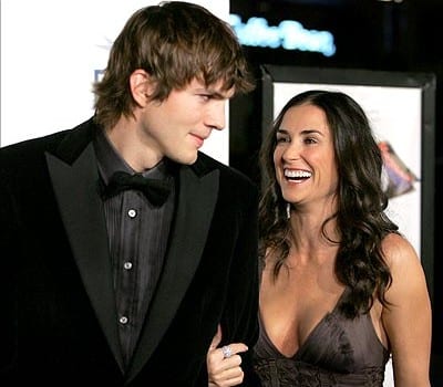 Ashton Kutcher e Demi Moore