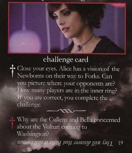 Challengecard