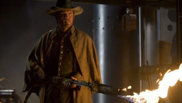 Jonah Hex con il lanciafiamme