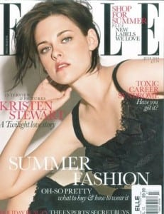 Kristen Stewart sulla copertina di Elle UK