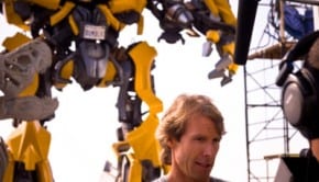 Michael Bay sul set di Transformers 3