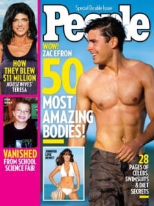 Zac Efron sulla copertina di People