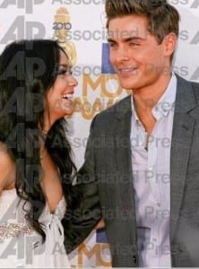 Zac efron e vanessa hudgens agli mtv movie awards