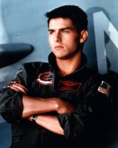 Tom Cruise in Top Gun