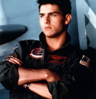 Tom Cruise in Top Gun