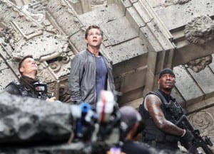 #5516644 Transformers actor Shia LaBeouf looks confused on the set of Transformers 3 in Chicago, IL on July 31, 2010 with co stars Josh Duhamel and Tyrese Gibson. As Shia frantically gestured his arms his costars looked on in confusion. Was Shia frustrated, summoning fans to dance, channeling Richard Nixon, or acting? We may never know. Fame Pictures, Inc Santa Monica, CA, USA +1 (310) 395