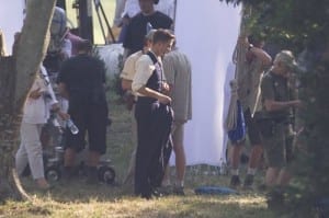 Robert Pattinson sul set di "Water for Elephants"