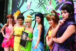 Rosetta, Iridessa, Tinker Bell, Silvermist, Fawn and Vidia