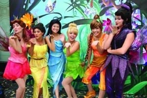 Rosetta, Iridessa, Tinker Bell, Silvermist, Fawn and Vidia