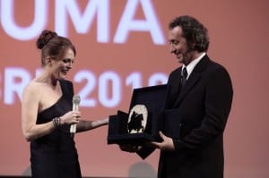 Julianne Moore premiata a Roma