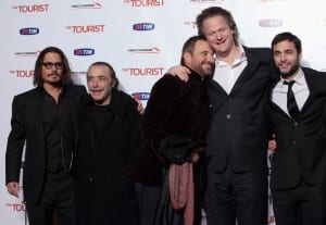Johnny depp nino frassica christian de sica florian henckel von donnersmarck daniele pecci