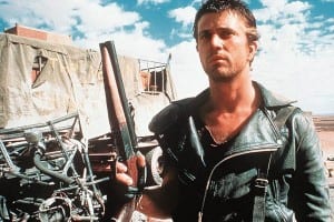 Mel Gibson in Mad Max.