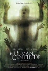 The human centipede poster piu inquietante