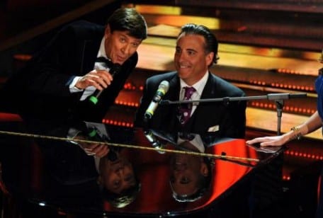 Gianni Morandi e Andy Garcia