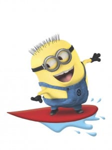 Surfing minion