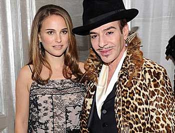 Natalie Portman e John Galliano