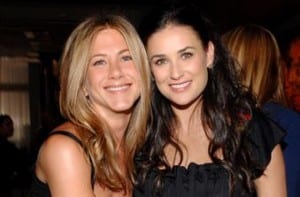 Jennifer Aniston e Demi Moore