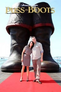 Attends the 'Puss in Boots' Photocall at Carlton Beach during the 64th Cannes Film Festival on May 11, 2011 in Cannes, France.