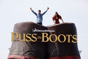 Attends the 'Puss in Boots' Photocall at Carlton Beach during the 64th Cannes Film Festival on May 11, 2011 in Cannes, France.