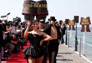 Attends the 'Puss in Boots' Photocall at Carlton Beach during the 64th Cannes Film Festival on May 11, 2011 in Cannes, France.