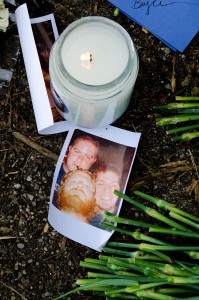 Mourners Visit The Scene Of Ryan Dunn's Fatal Accident