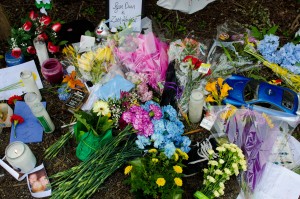 Mourners Visit The Scene Of Ryan Dunn's Fatal Accident