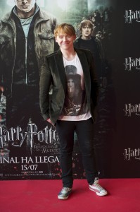 Rupert Grint Attends 'Harry Potter and The Deathly Hallows Part 2' Premiere in Madrid