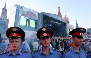 TRANSFORMERS 3: DARK OF THE MOON Linkin Park concert at Red Square