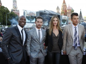 TRANSFORMERS 3: DARK OF THE MOON Linkin Park concert at Red Square