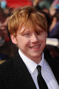 Rupert Grint alla premiére di Harry Potter