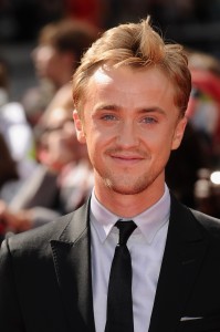 Tom Felton alla premiére di Harry Potter